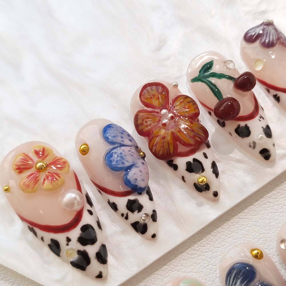 Ongles à coller Beauty Art Garden Wild Cherry Blossom 54