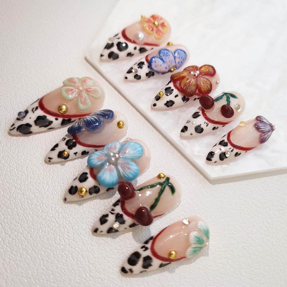 Ongles à coller Beauty Art Garden Wild Cherry Blossom 54