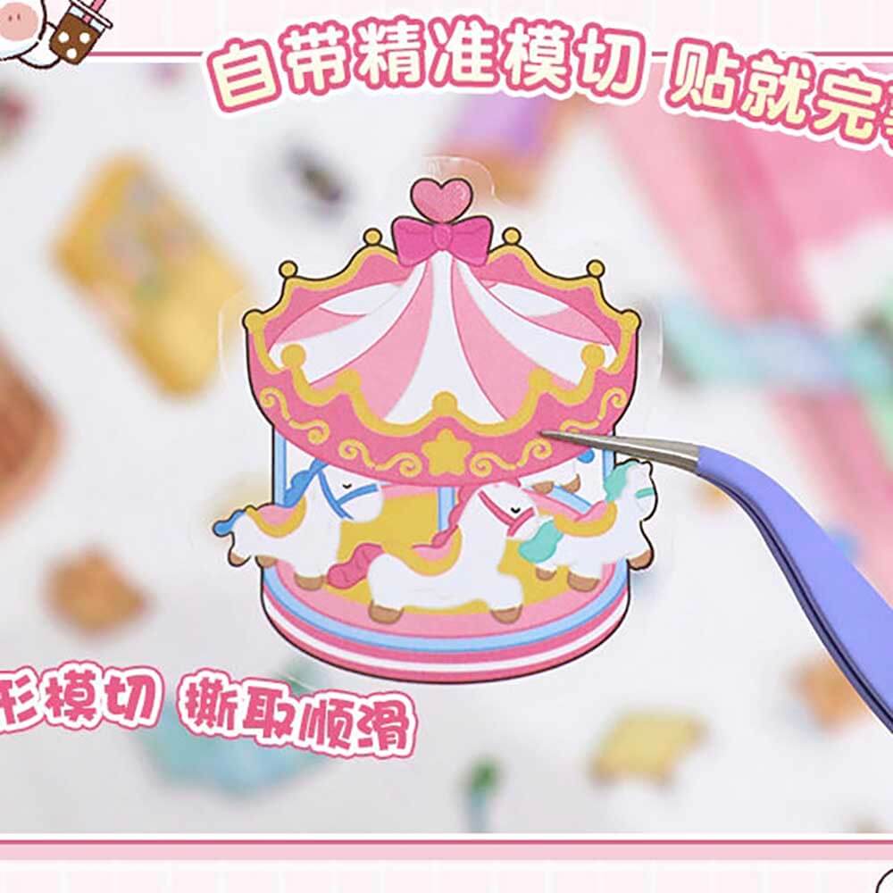 Wonderful Shop DIY 3D Scene Stickers 4 Cute Miniature Scenes(S)