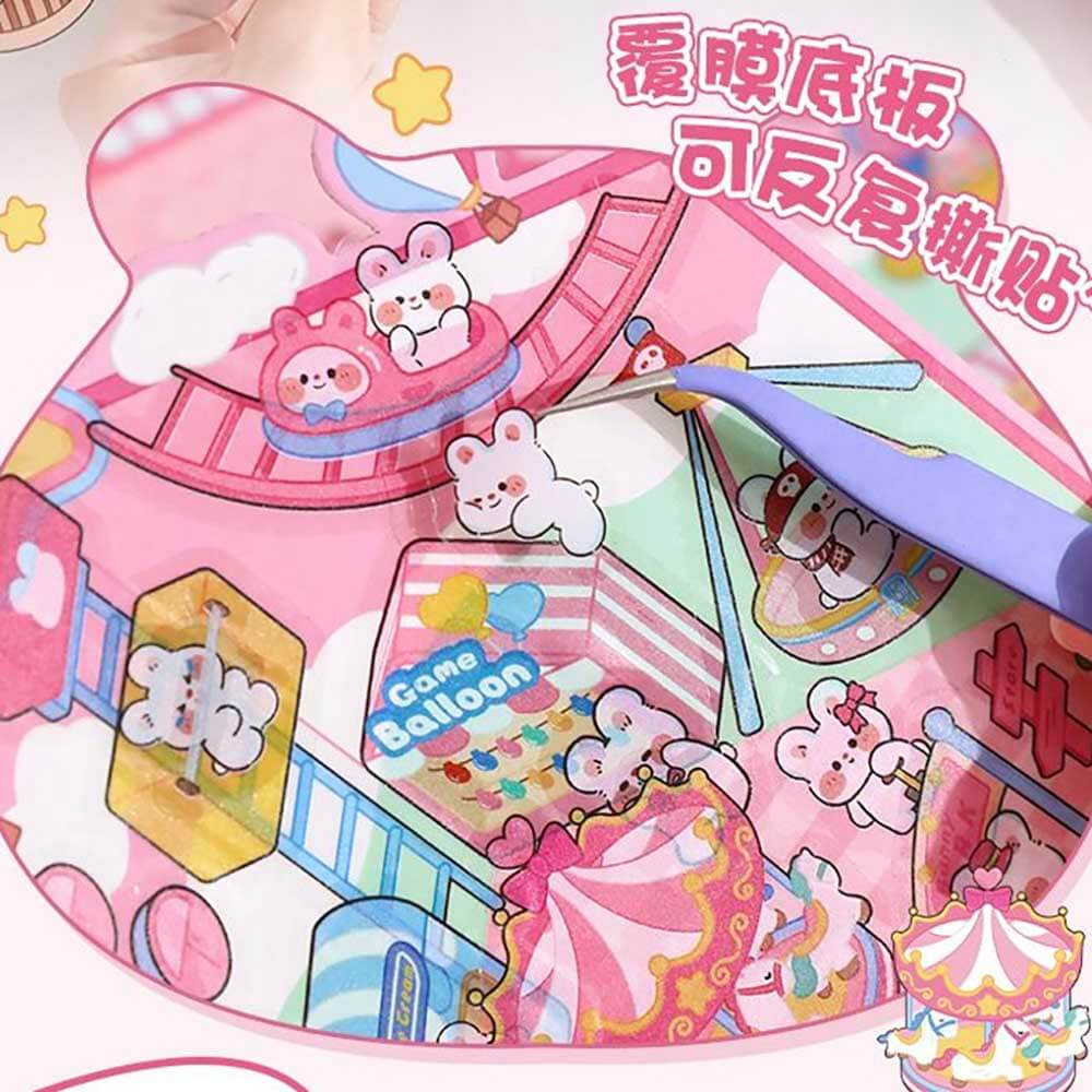 Wonderful Shop DIY 3D Scene Stickers 4 Cute Miniature Scenes(S)