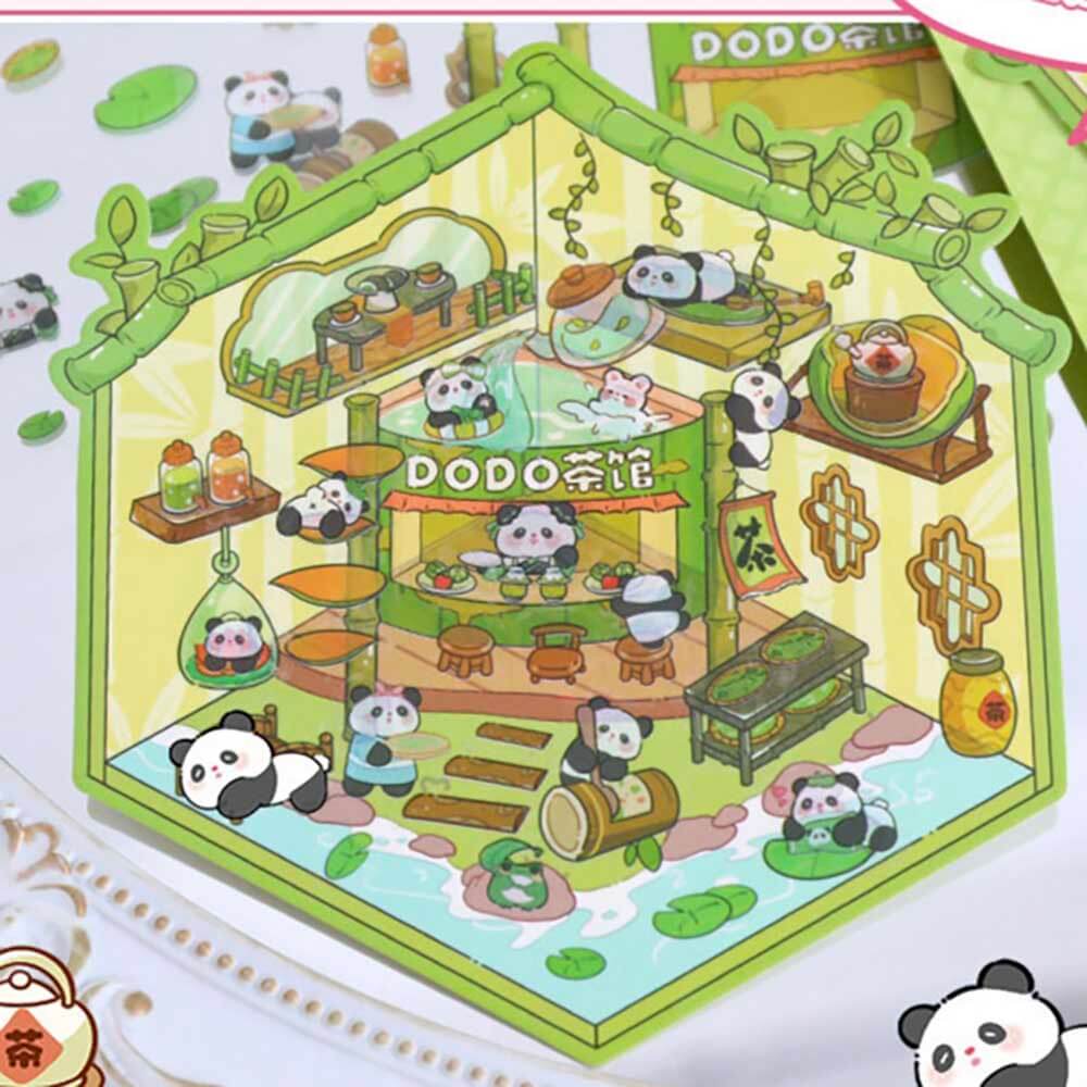 Wonderful Shop DIY 3D Scene Stickers 4 Cute Miniature Scenes(S)