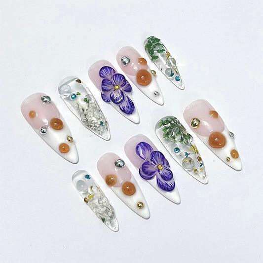 Art Garden Press On Nails Blossom Couture - Beauty Art Garden