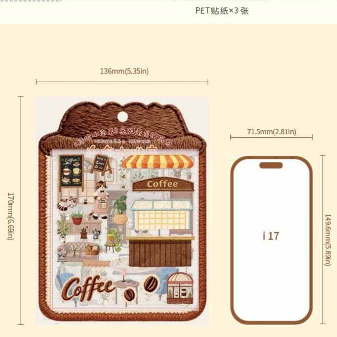 Sweet Journey DIY 3D Sticker 4 Cute Miniature Scenes(M)