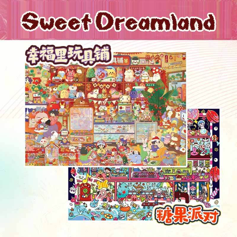Sweet Dreamland DIY 3D Scene Stickers 2 Cute (L)