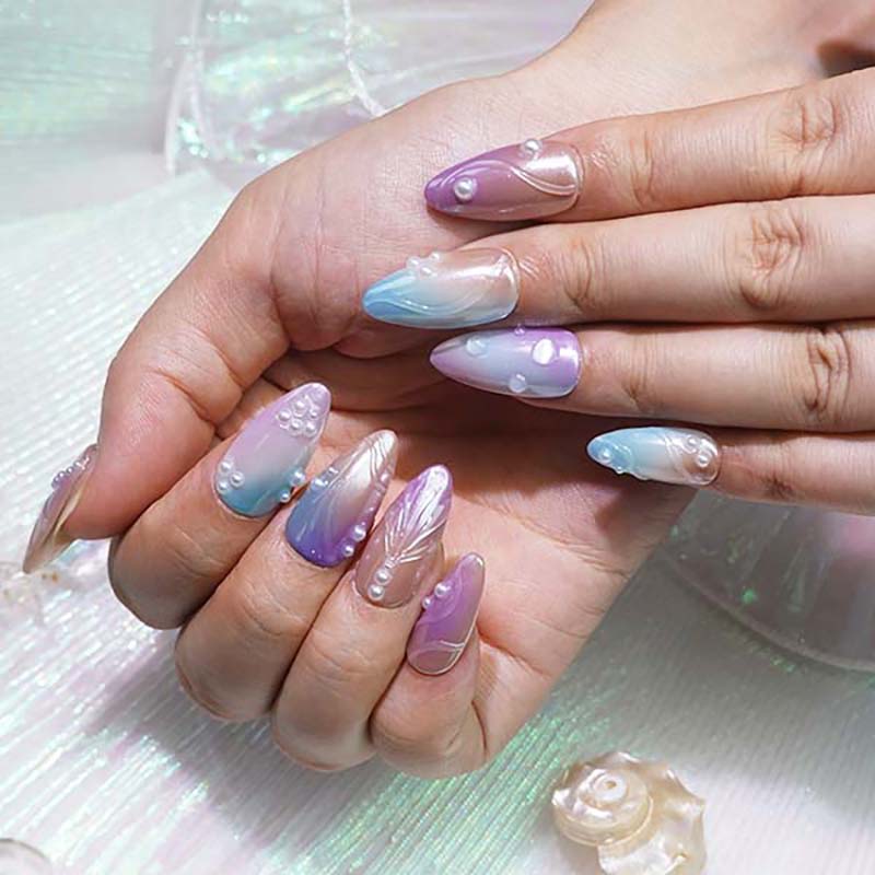Art Garden Press On Nails Color Clash 144