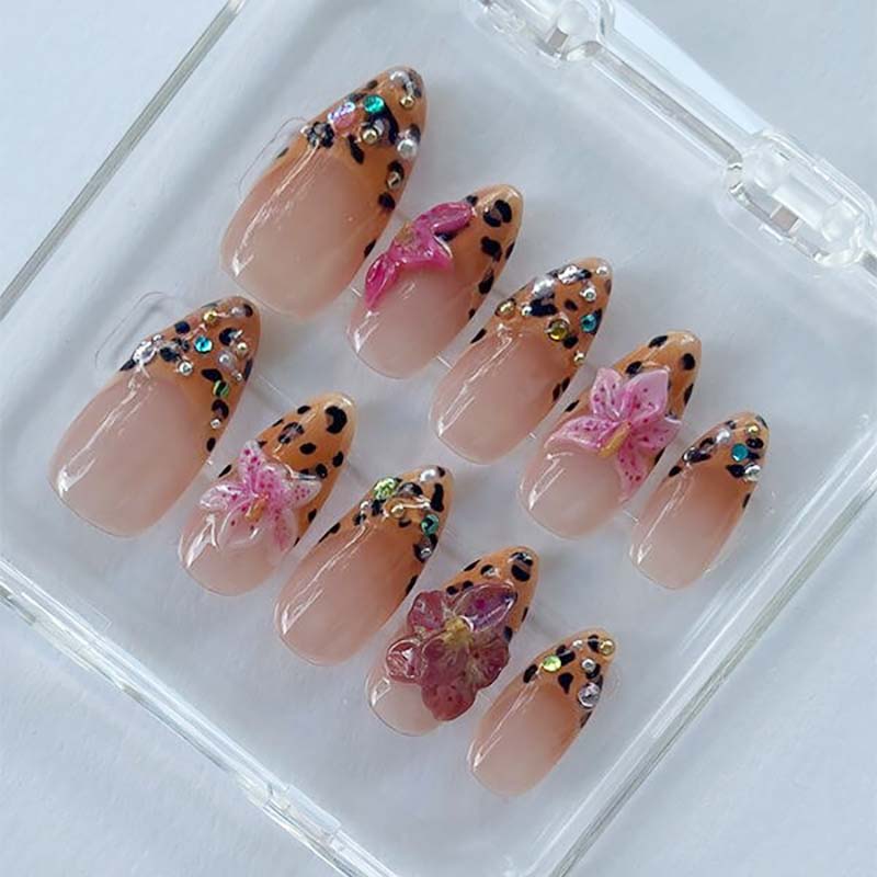 Art Garden Press On Nails Cheetah