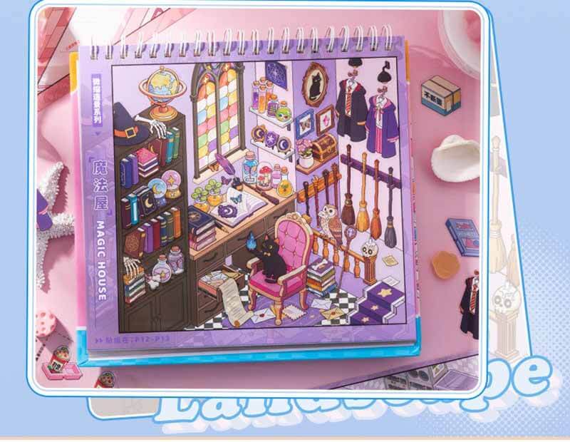 junbei 10.0 Shelf organization DIY 3D Scene Stickers(M)