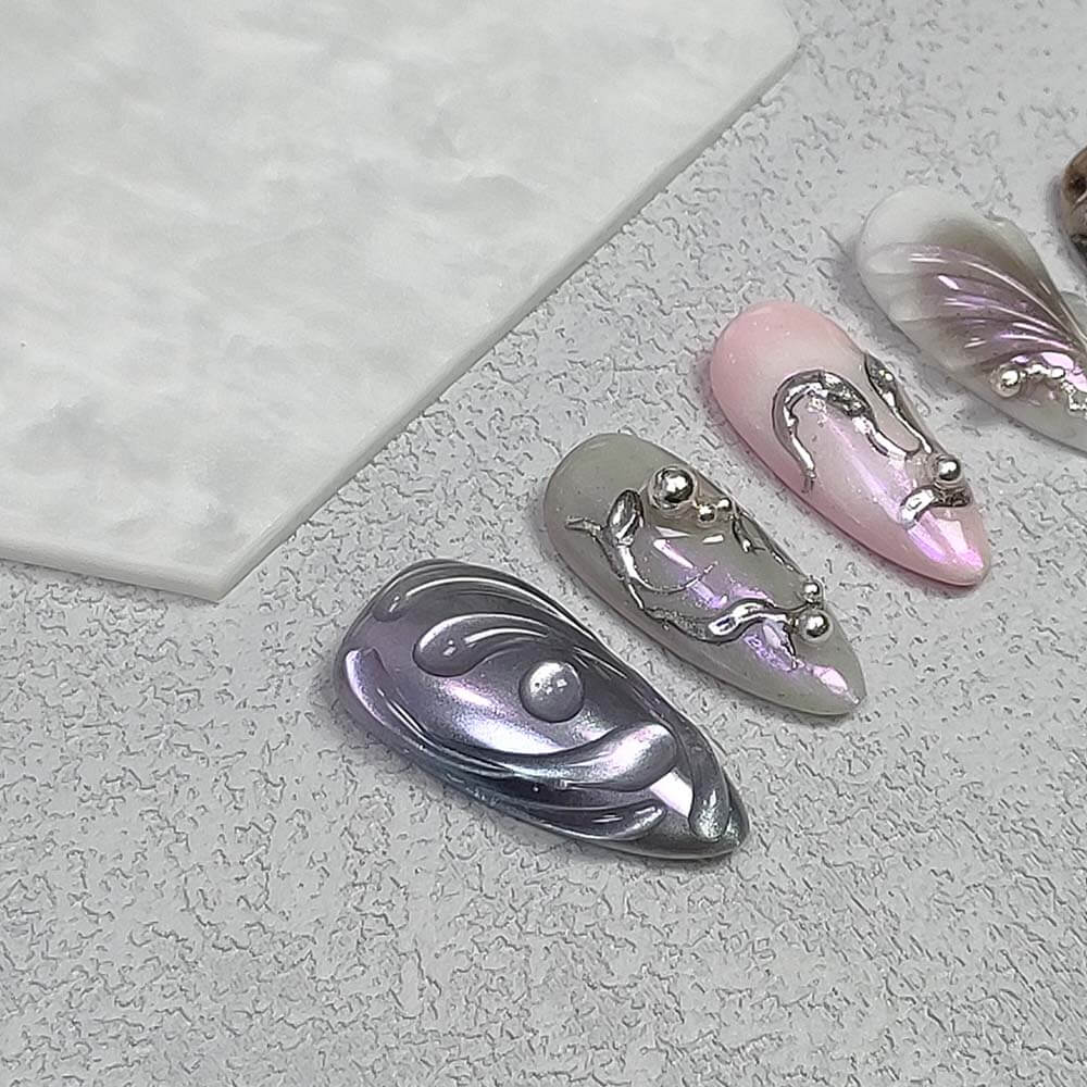 Art Garden Press On Nails Galaxy Glow 158