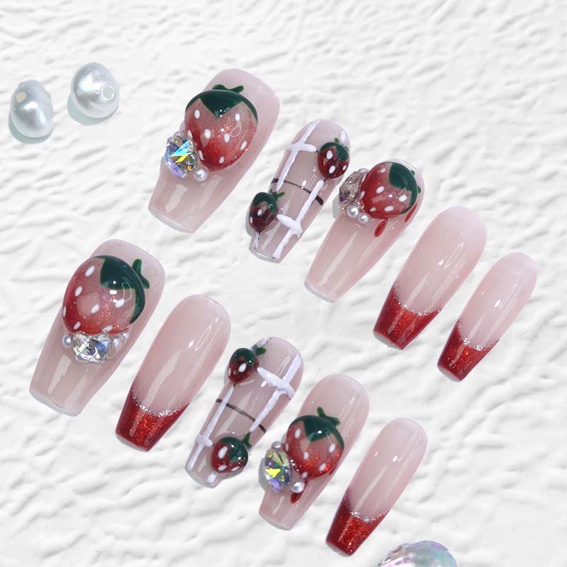 Art Garden Press On Nails Berry Bliss 150