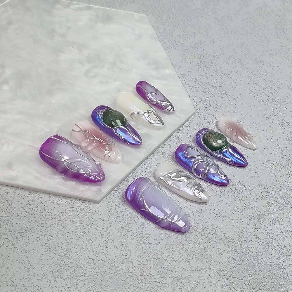 Art Garden Press On Nails Cosmic Pulse 36