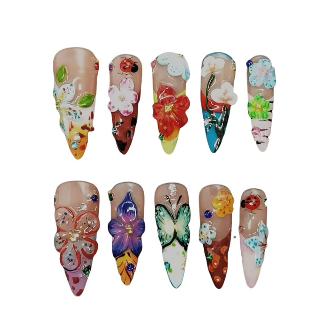 colorful nails