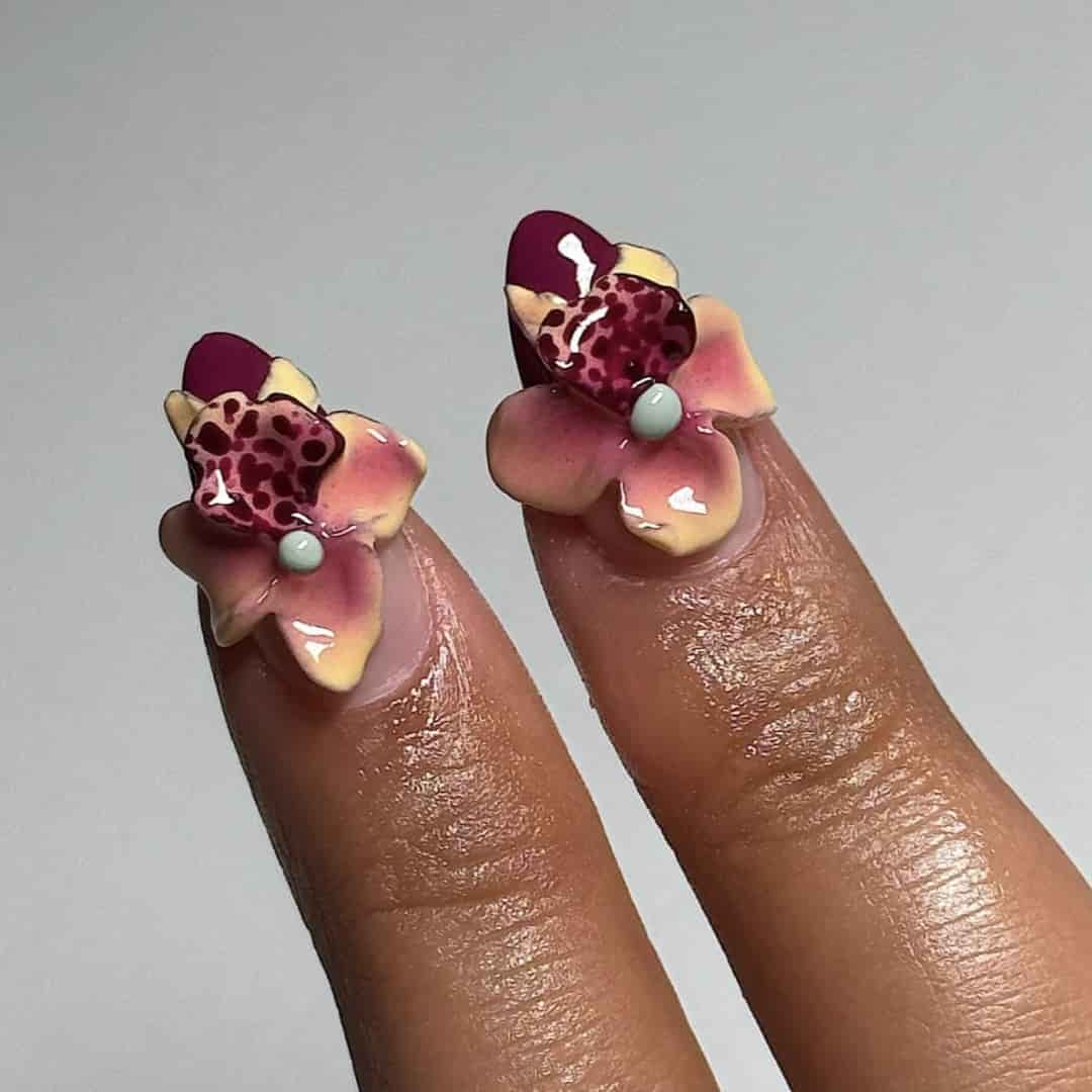 tropical nails