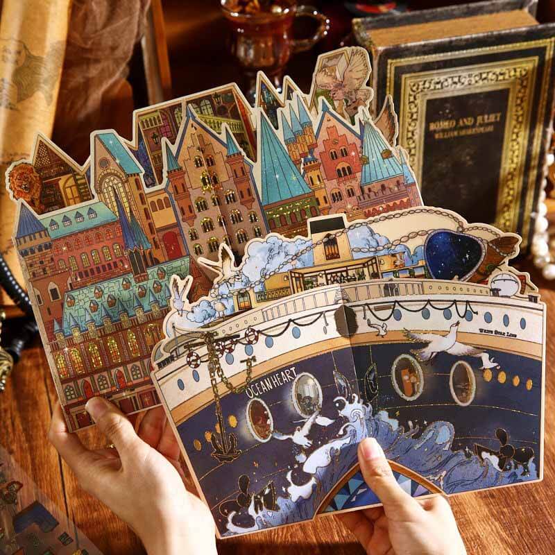 Mystic Dispatch DIY 3D Scene Stickers 2 Cute Scenes(XL)