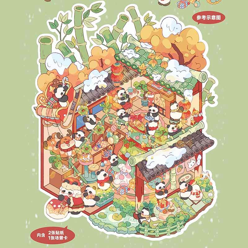 Alice's Life DIY 3D Scene Sticker Collection 2 Cute Miniature Scenes