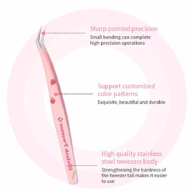 Tool Tweezers Cute Pink Strawberry