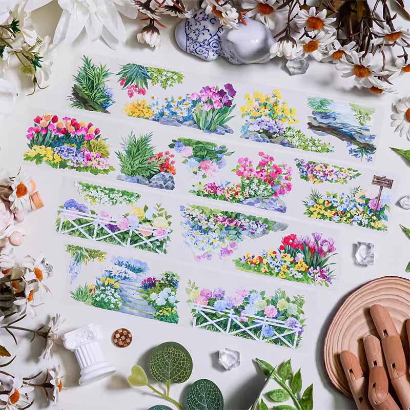 Pastoral Landscape PET Journaling Scene Tape