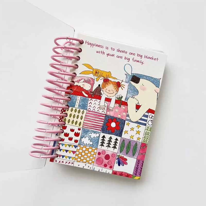 Double Sided Sticker Release Book Acrylic coil