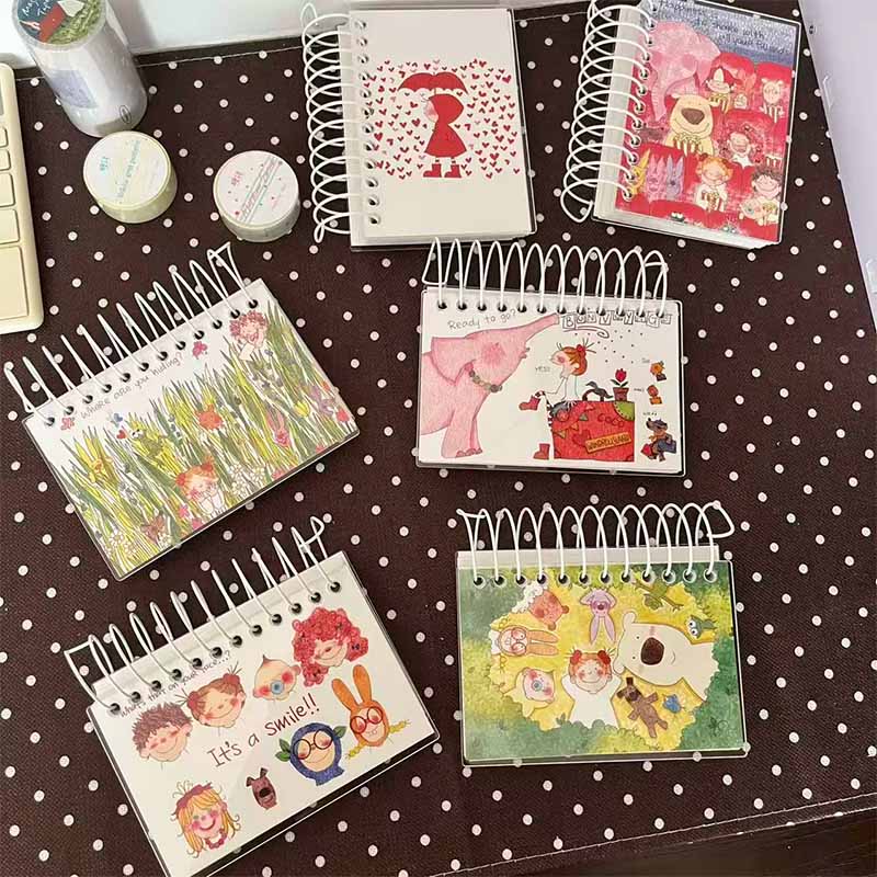 Double Sided Sticker Release Book Acrylic coil