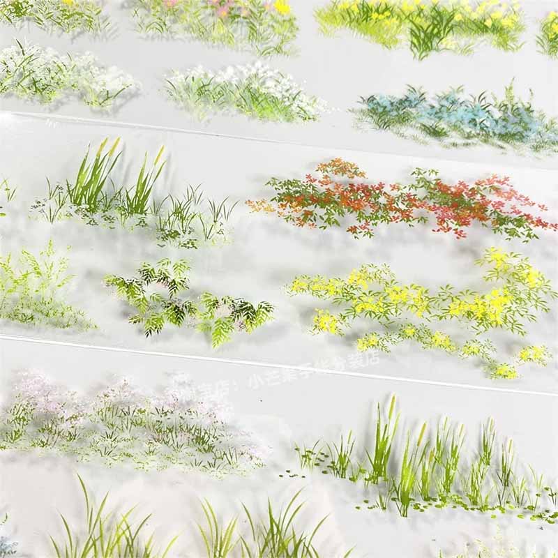 Blossom Meadow PET Journaling Scene Tape