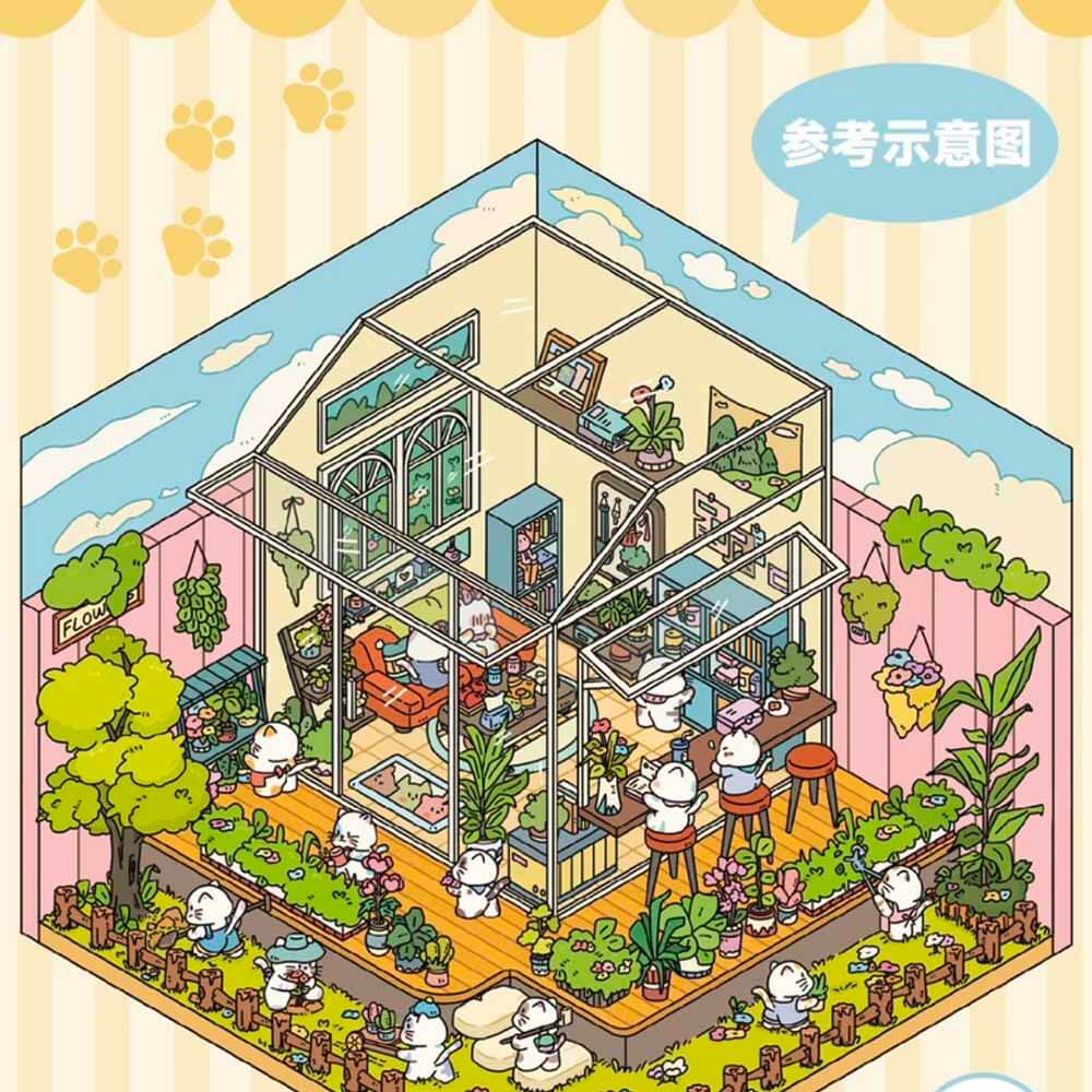 Dodo Shop DIY 3D Scene Stickers 5 Cute Miniature Scenes