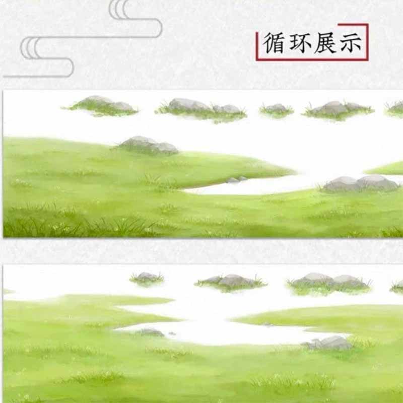Fragrant grass path PET Journaling Scene Tape