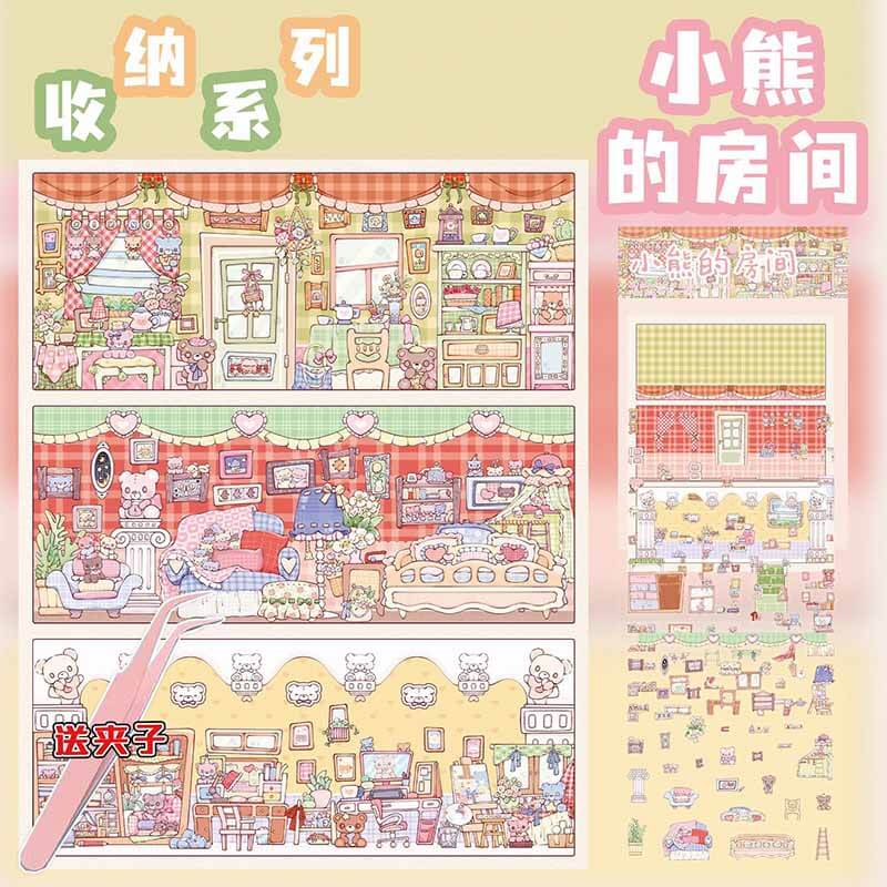 Creative Spaces DIY 3D Scene Stickers 4 Cute Scenes(L&xL)