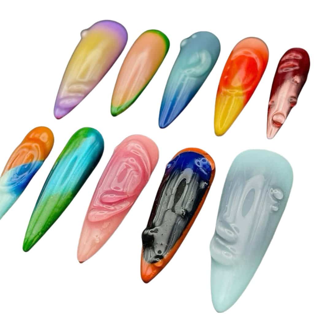 Art Garden Press On Nails Dreamy Chrome