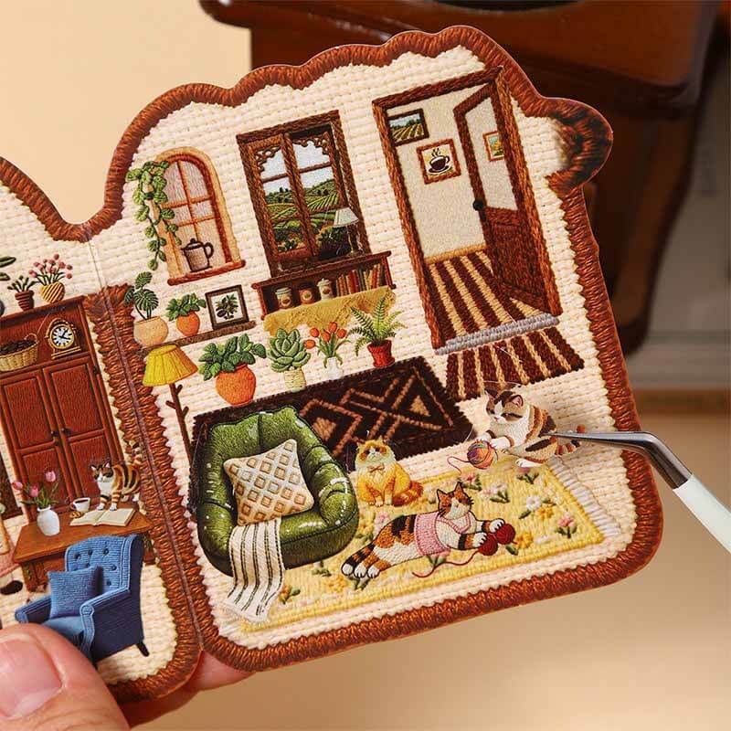 Sweet Journey DIY 3D Sticker 4 Cute Miniature Scenes(M)