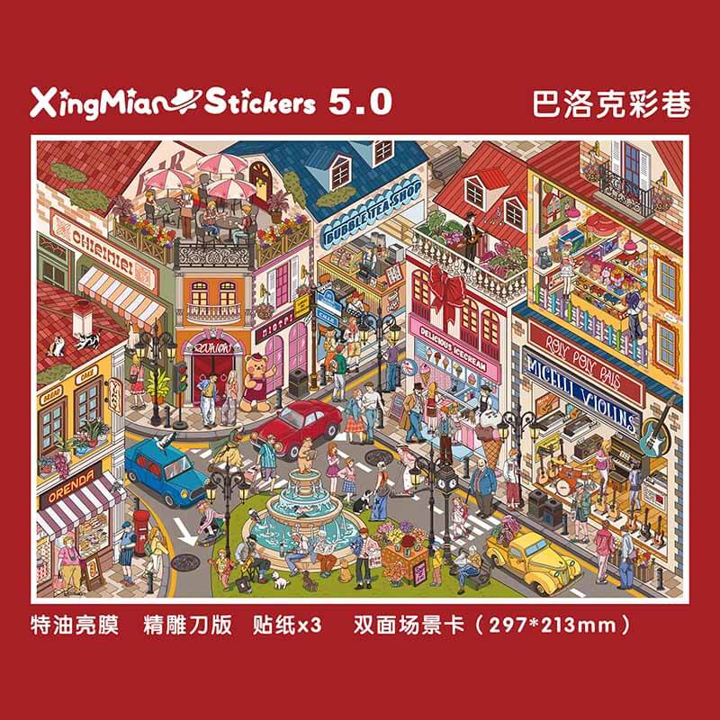 Urban Moments DIY 3D Sticker 2 Cute Miniature Scenes(L)