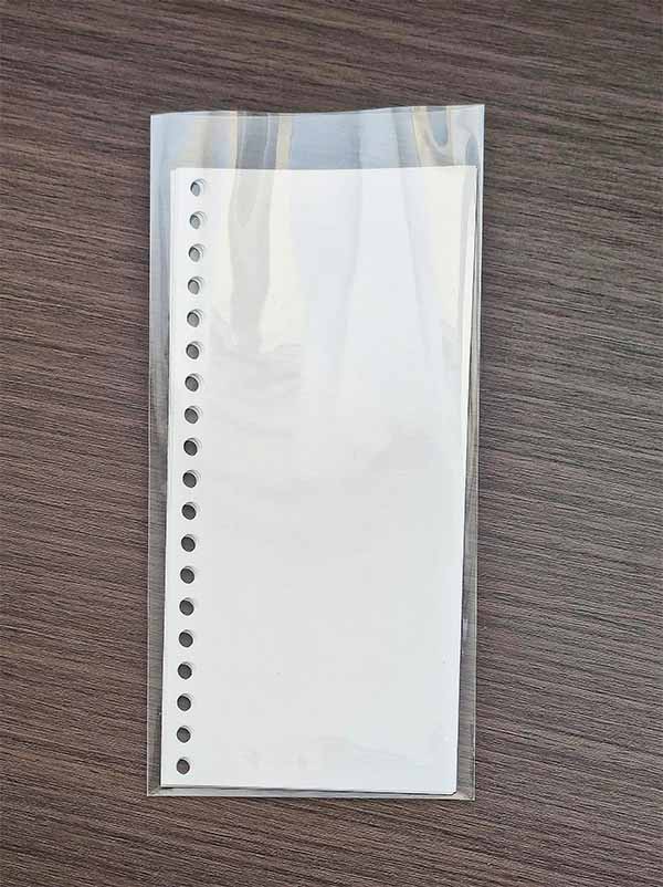 Acrylic Wave Open-Flip Self-Sticky Notebook - A6
