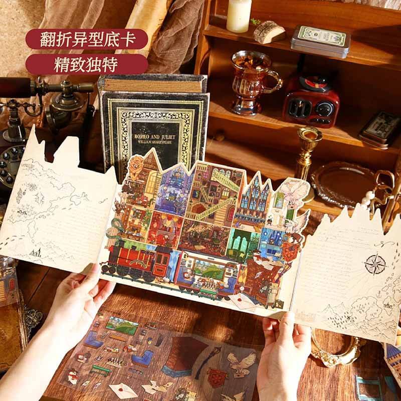 Mystic Dispatch DIY 3D Scene Stickers 2 Cute Scenes(XL)