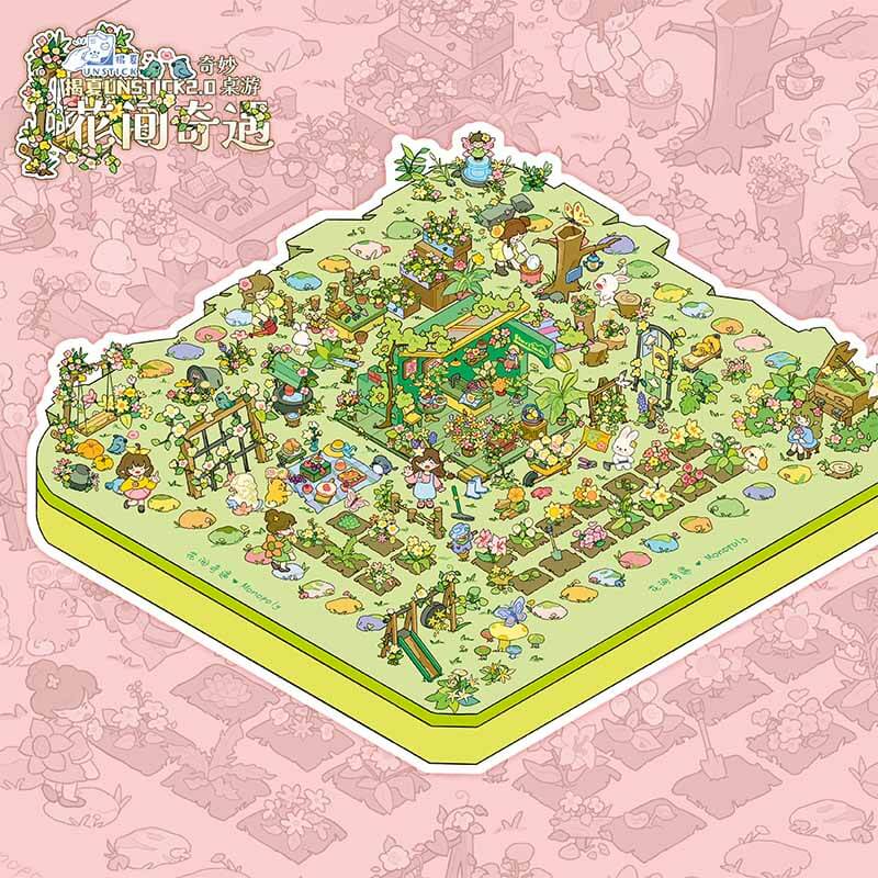 Enchanted Journey DIY 3D Scene Stickers 2 Cute Scenes(xL)