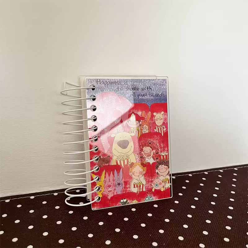 Double Sided Sticker Release Book Acrylic coil