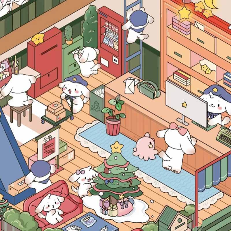 Adventures Above DIY 3D Scene Stickers 3 Cute Miniature Scenes(L)