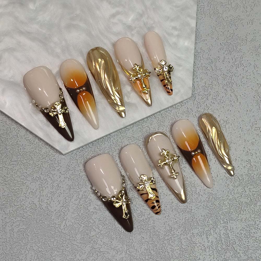 Art Garden Press On Nails Afterglow of Autumn 166