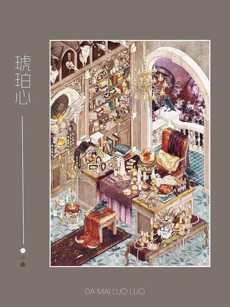 Amber Tale DIY 3D Scene Stickers 2 Cute Scenes(L)