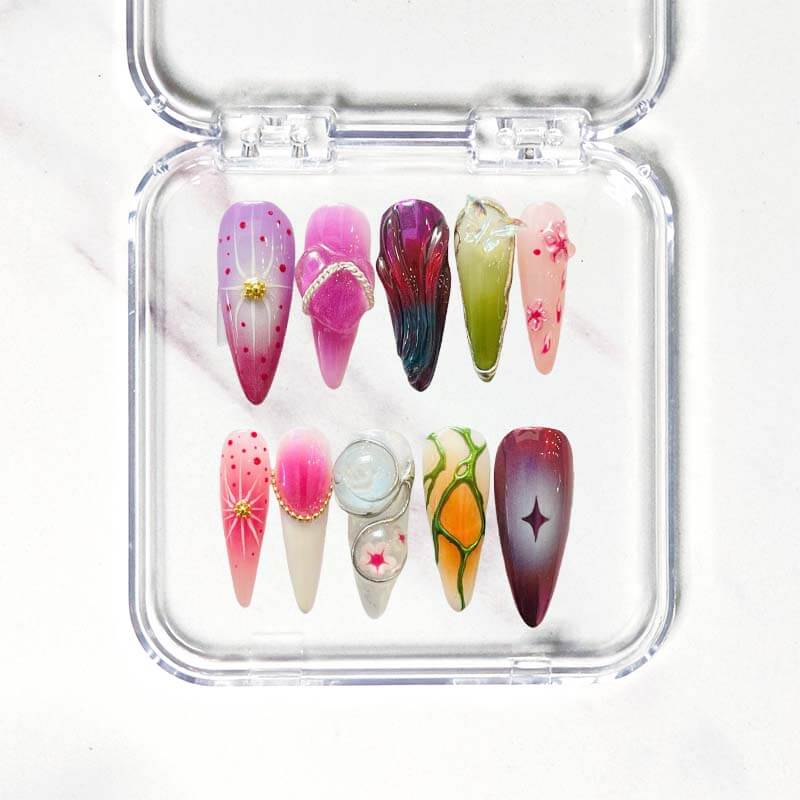 Art Garden Press On Nails Fairy Garden Beauty Art Garden