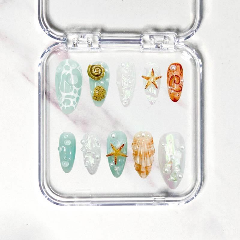 Art Garden Press On Nails Ocean Pearl Beauty Art Garden