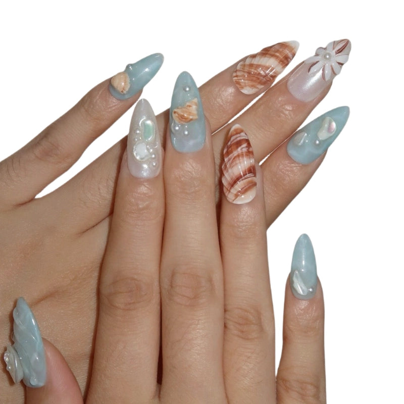 Art Garden Press On Nails Ocean Wander Beauty Art Garden