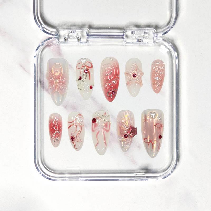 Art Garden Press On Nails Petite Blossom Blush Beauty Art Garden