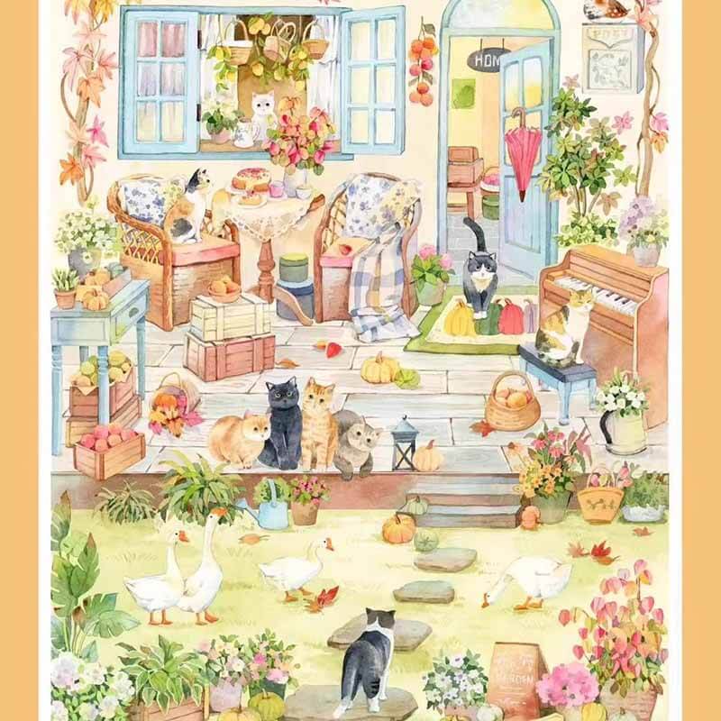 Botanical Dreams DIY 3D Sticker 2 Cute Miniature Scenes(L)