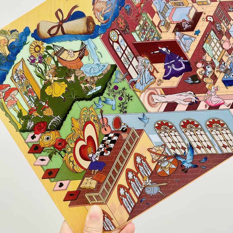Castle Chronicles DIY 3D Scene Stickers 3 Cute Miniature Scenes(L)