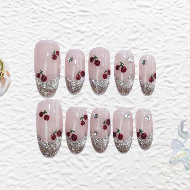 Art Garden Press On Nails Cherry Champagne 103