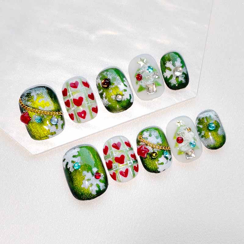Beauty Art Garden Press On Nail Christmas Stardream 220