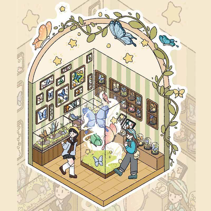Collector’s Studio DIY 3D Scene Stickers 4 Cute Miniature Scenes(S)