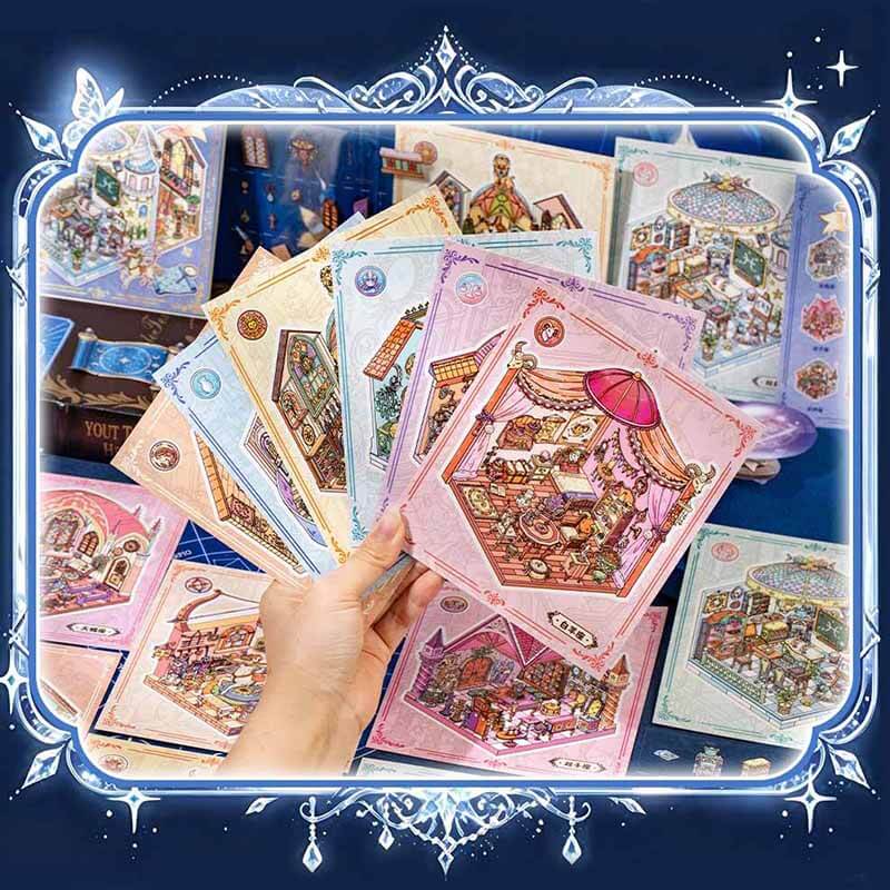 Constellation House DIY 3D Scene Stickers With Guide Lines(S)