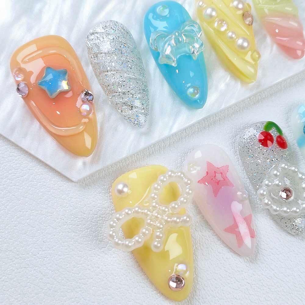 Beauty Art Garden Press On Nails Cosmic Cherry 101