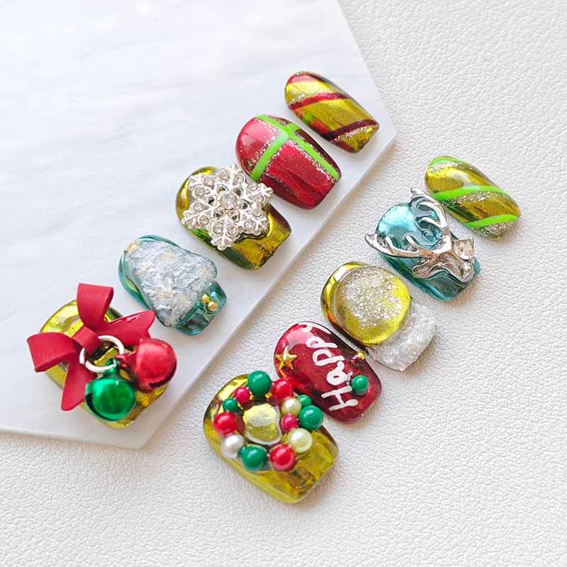 Beauty Art Garden Press On Nail Crystal Globe 219