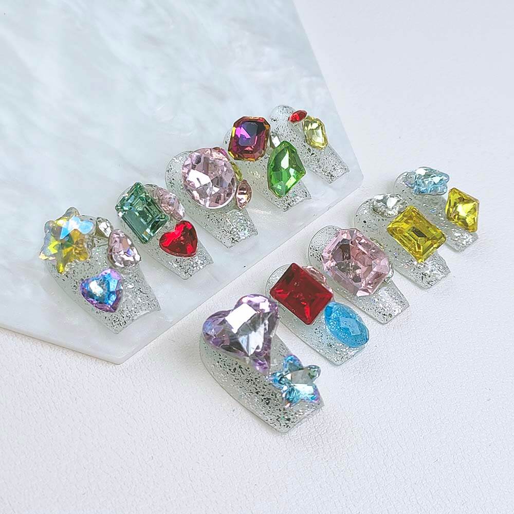 Beauty Art Garden Press On Nails Crystal Reef 190