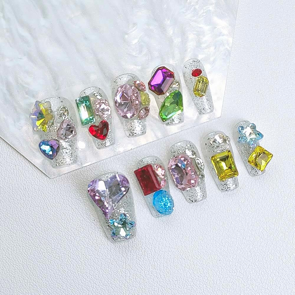 Beauty Art Garden Press On Nails Crystal Reef 190